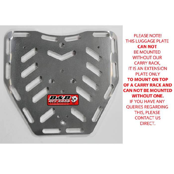 Rear Luggage Plate - Honda CRF250/ 300L & CRF250/300 RALLY