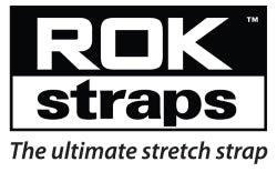 Rok Straps - Motorcycle adjustable stretch strap Red (Pair)